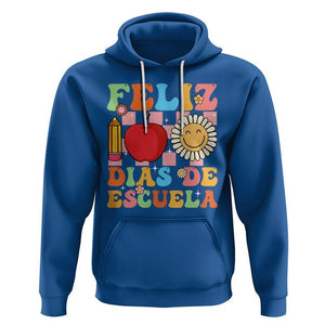 100 Days Of School Spanish Hoodie Feliz 100 Dias De Escuela 100th Day Back To School TS02 Royal Blue Printyourwear