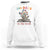 100 Days of School Sweatshirt 100 Days In The Book Reading TS02 White Printyourwear