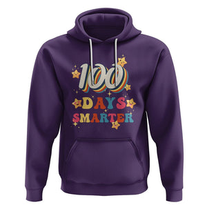 100 Dayth Of School Hoodie Retro 100 Days Smarter Cute Little Stars TS02 Purple Printyourwear