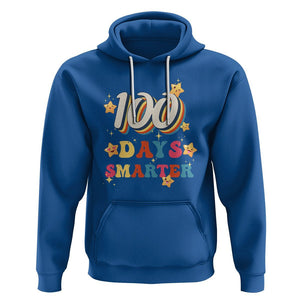 100 Dayth Of School Hoodie Retro 100 Days Smarter Cute Little Stars TS02 Royal Blue Printyourwear