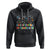 100th Day of School Boys Hoodie 100 Days of Driving My Teacher Nuts Cars Vehicles TS02 Black Printyourwear