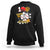 100th Day Of School Cool Baseball Player Sweatshirt TS09 Black Printyourwear