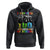 100th Day Of School Hoodie I Crushed 100 Days Monster Truck TS09 Black Printyourwear