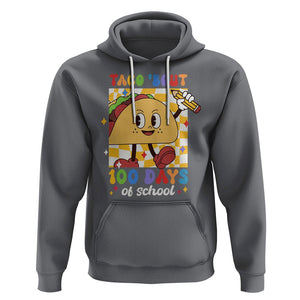 100th Day Of School Hoodie Taco Bout 100 Days Mexico Food TS09 Charcoal Printyourwear