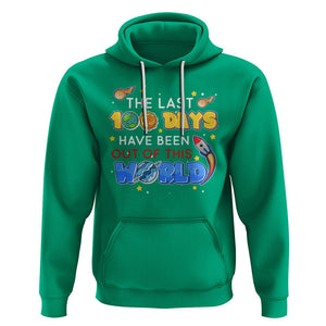 100th Day Of School Hoodie The Last 100 Days Have Been Out Of This World Outer Space TS09 Irish Green Printyourwear