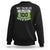 100th Day Of School Sweatshirt Football We Tackled The Firrst 100 Days Of School TS09 Black Printyourwear