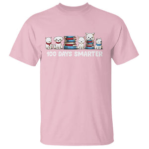 100th Day Of School T Shirt 101 Days Smarter Cute Dog Puppy TS09 Light Pink Printyourwear