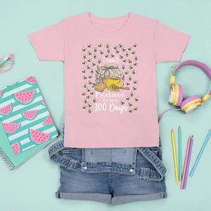 100th Day Of School T Shirt For Kid I Can't Beelieve It is 100 Days Smarter Funny Bee TS09 Light Pink Printyourwear