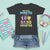 100th Day Of School T Shirt For Kid This Little Monster is 100 Days Smarter TS09 Black Printyourwear