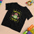 100th Day Of School T Shirt For Kid Time Flies Frog 100 Days TS09 Black Printyourwear