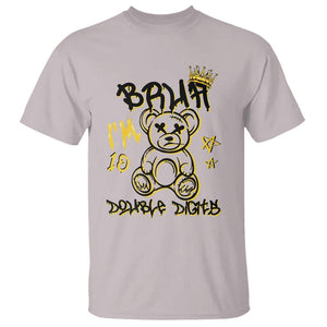 10th Birthday T Shirt Bruh I'm Double Digits 10 Years Old Kid TS11 Ice Gray Print Your Wear