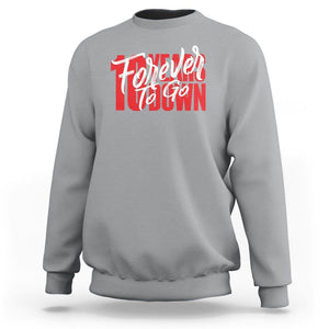 10th Wedding Anniversary Sweatshirt 10 Years Down Forever To Go Marriage Couple TS09 Sport Gray Printyourwear