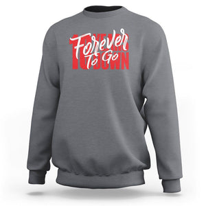10th Wedding Anniversary Sweatshirt 10 Years Down Forever To Go Marriage Couple TS09 Charcoal Printyourwear