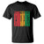 1865 T Shirt Juneteenth Breaking Every Chain TS01 Black Printyourwear