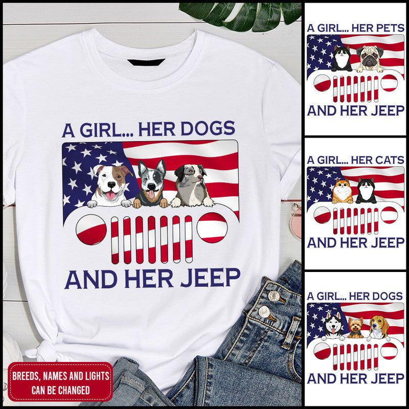 Custom JP Tee Shirts American JP Dogs and Cats CTM Youth Custom - Printyourwear