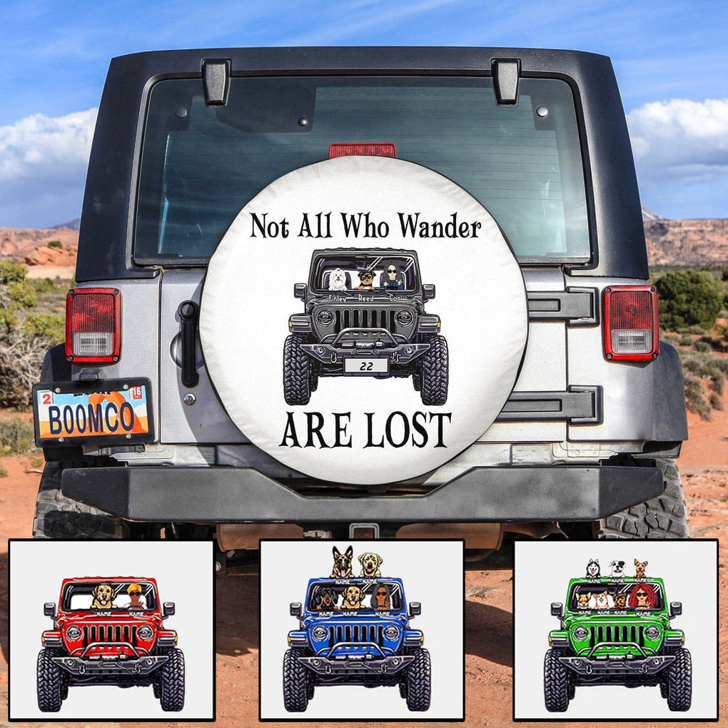 Personalized JP Tire Cover, JP Off Road Not All Who Wander Are Lost CTM Custom - Printyourwear