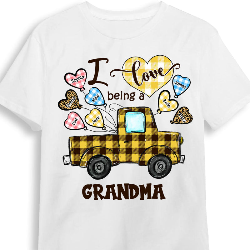 Easter Personalized Love Being A Grandma Buffalo Truck T Shirt CTM Youth Custom - Printyourwear