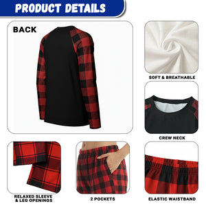 50th Birthday Halloween Ghost Plaid Pajama Set Holy Sheet I'm Fifty TS14 Print Your Wear