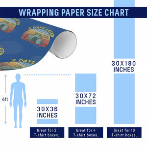 3 Days Later Christian Resurrection Wrapping Paper Roll Funny Easter Jesus Meme TS14 Print Your Wear