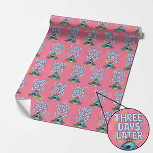3 Days Later Wrapping Paper Roll Funny Easter Christian TS14 Pink Print Your Wear