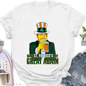 Personalized St Patricks Day Make Great Again T Shirt CTM Custom - Printyourwear