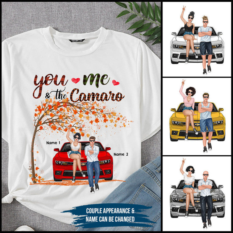 Custom Jeep Shirt You Me and The Camaro Fall Vibes CTM Youth Custom - Printyourwear