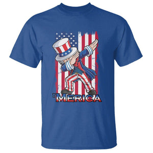 4th of July Dabbing Uncle Sam T Shirt Merica American Flag TS02 Royal Blue Print Your Wear