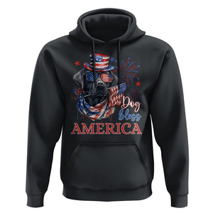 4th Of July Dog Bless America US Patriotic Hoodie TS09 Black Print Your Wear