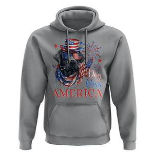 4th Of July Dog Bless America US Patriotic Hoodie TS09 Sport Gray Print Your Wear