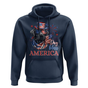 4th Of July Dog Bless America US Patriotic Hoodie TS09 Navy Print Your Wear