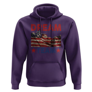 4th Of July Hoodie Dream Team Presidents Mount Rushmore TS09 Purple Print Your Wear