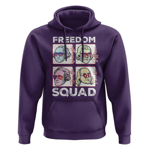 4th Of July Hoodie US Freedom Squad Washington Jefferson Hamilton Franklin TS09 Purple Print Your Wear