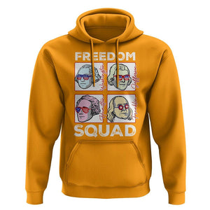 4th Of July Hoodie US Freedom Squad Washington Jefferson Hamilton Franklin TS09 Gold Print Your Wear