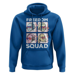 4th Of July Hoodie US Freedom Squad Washington Jefferson Hamilton Franklin TS09 Royal Blue Print Your Wear