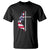 4th Of July T Shirt Christian Faith USA Flag Cross TS11 Black Print Your Wear