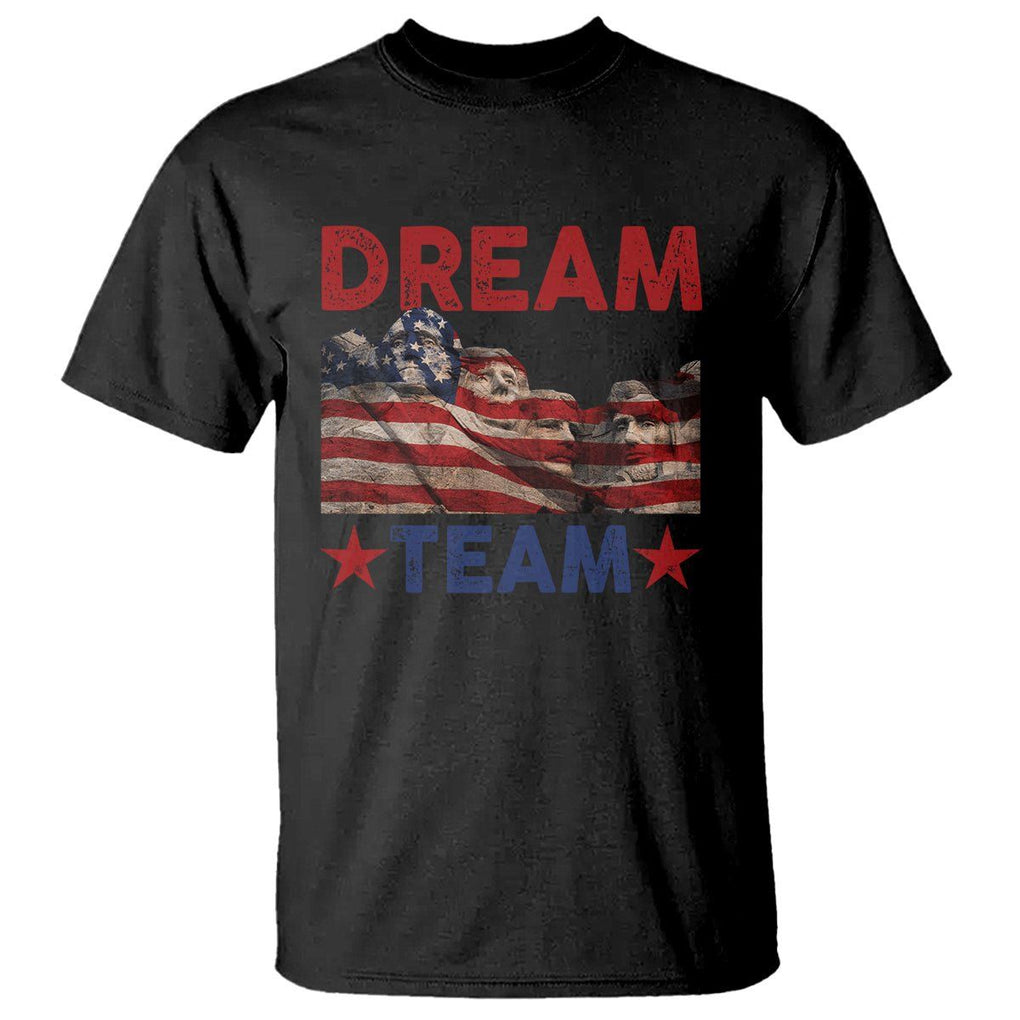 4th Of July T Shirt Dream Team Presidents Mount Rushmore TS09 Black Print Your Wear