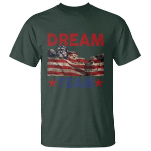 4th Of July T Shirt Dream Team Presidents Mount Rushmore TS09 Dark Forest Green Print Your Wear