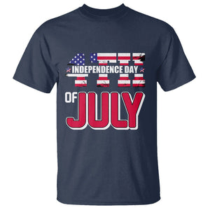 4th of July T Shirt Patriotic Independence Day American Flag TS02 Navy Print Your Wear