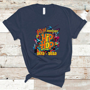 50 Years Old Fifty 50th Anniversary Of Hip Hop T Shirt TS02 Navy Printyourwear