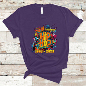 50 Years Old Fifty 50th Anniversary Of Hip Hop T Shirt TS02 Purple Printyourwear