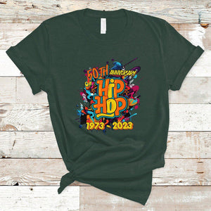 50 Years Old Fifty 50th Anniversary Of Hip Hop T Shirt TS02 Dark Forest Green Printyourwear