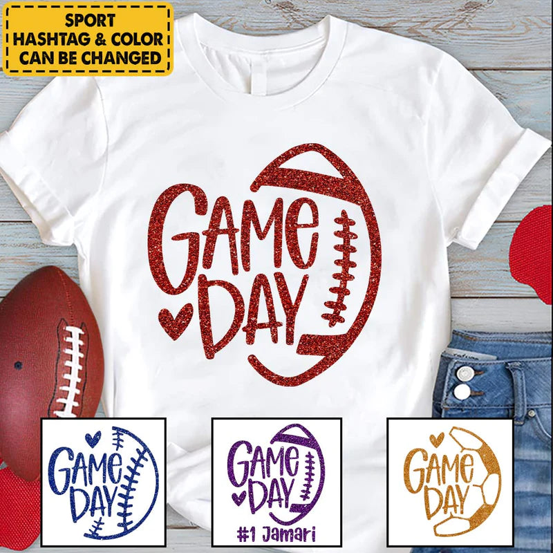 Personalized Game Day Sport School Game Spirit T Shirt CTM Youth Custom - Printyourwear