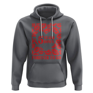 5th Wedding Anniversary Hoodie 5 Years Down Forever To Go Marriage Couple TS09 Charcoal Printyourwear