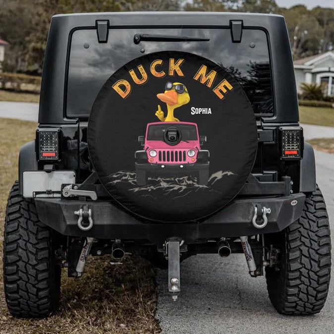 Off Road Ducking Personalized Tire Covers, Gift For JP Lovers CTM Custom - Printyourwear