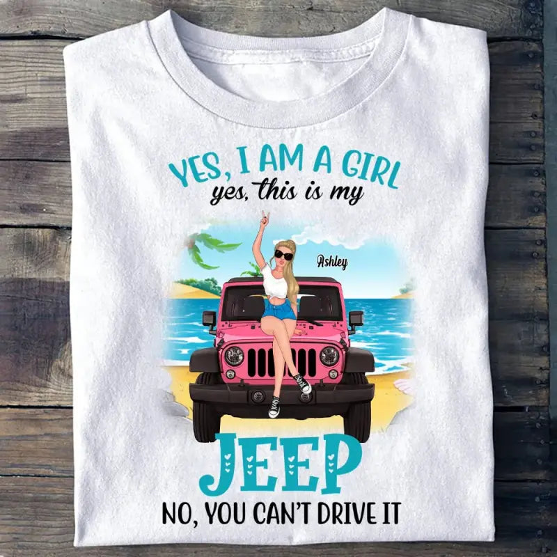 Custom Jeep Girl Shirt This Is My Jeep You Cant Drive It CTM Youth Custom - Printyourwear