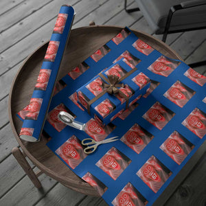 67 Mason Kid Glitchcore Graphic Wrapping Paper Roll Screaming Boy Six Seven Viral Meme Devil Edit TS02 Blue Print Your Wear