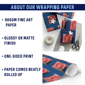 67 Mason Kid Glitchcore Graphic Wrapping Paper Roll Screaming Boy Six Seven Viral Meme Devil Edit TS02 Print Your Wear