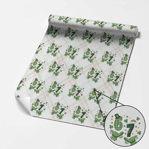 67 St Patricks Day Wrapping Paper Roll Funny Six Seven Hands Meme TS14 Christmas Plaid Print Your Wear