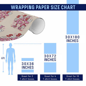 67 Valentines Wrapping Paper Roll Funny Six Seven Brainrot Meme TS14 Print Your Wear