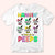 Easter Personalized Grandma Hanging With My Peeps T Shirt CTM Youth Custom - Printyourwear